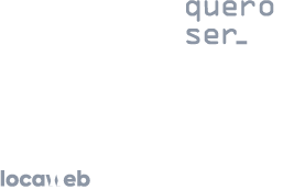Logotipo do programa Quero Ser Dev, da Locaweb Company.